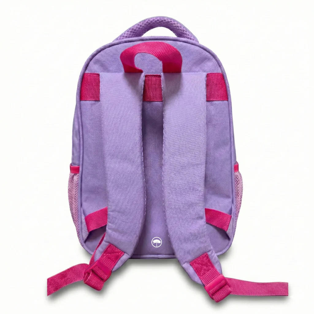 Combo Mochila Preescolar Gato Rosada + Mochila Preescolar Mapache Gris - Image 7