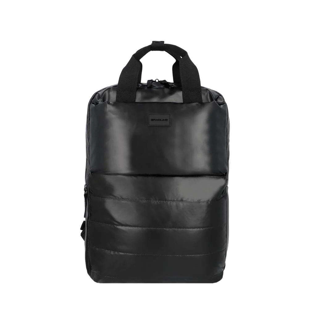 Combo Mochila Puffer Camber Negra 18 Lts Saxoline + Mochila Jane Negra Llaima. - Image 3