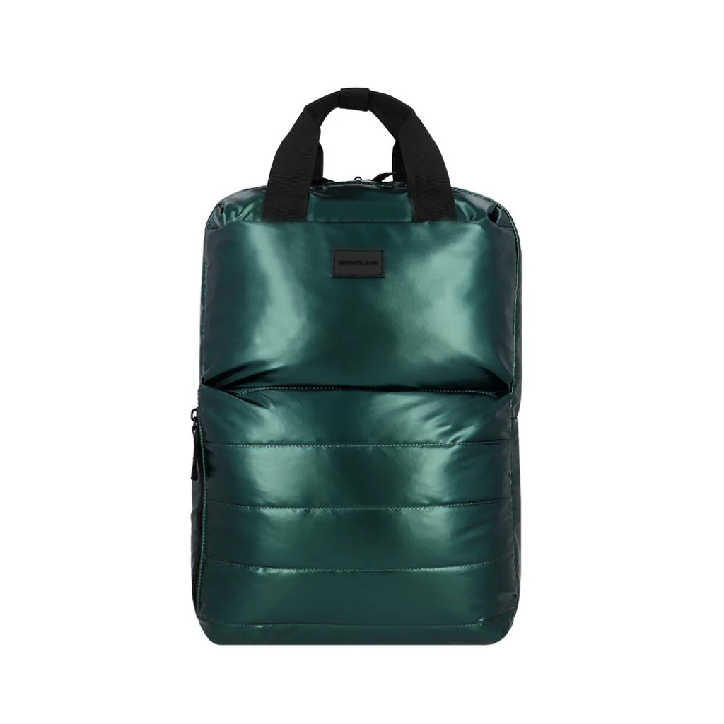 Combo Mochila Puffer Camber Verde 18 Lts Saxoline + Mochila Jane Gris Llaima. - Image 7