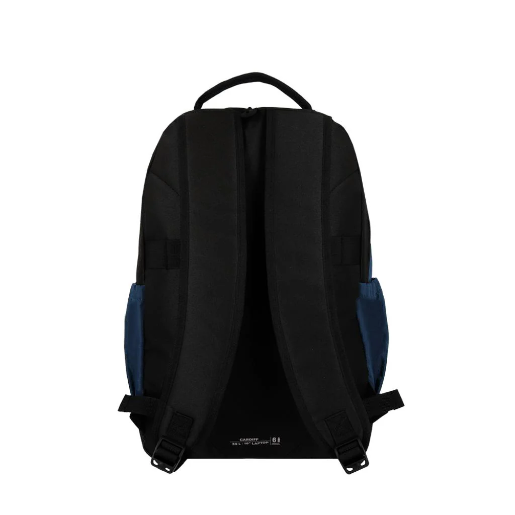 Combo Mochila Saxoline Cardiff Azul Marino 30 L + Audífonos Bluetooth Inalámbricos Aiwa Blanco - Image 11