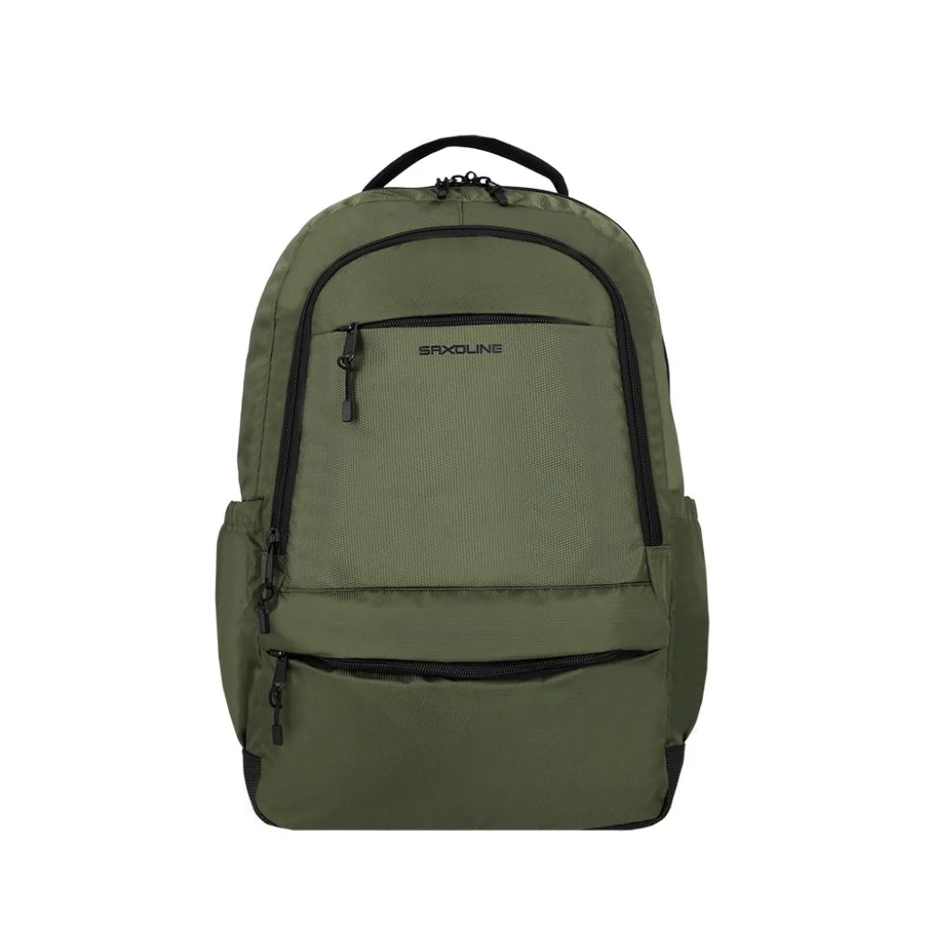Combo Mochila Saxoline Cardiff Olive Green 30 L + Audífonos Inalámbrico D5 Blanco - Image 11