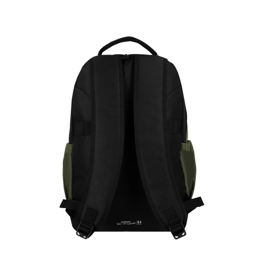 Combo Mochila Saxoline Cardiff Olive Green 30 L + Audífonos Inalámbrico D5 Blanco - Image 9