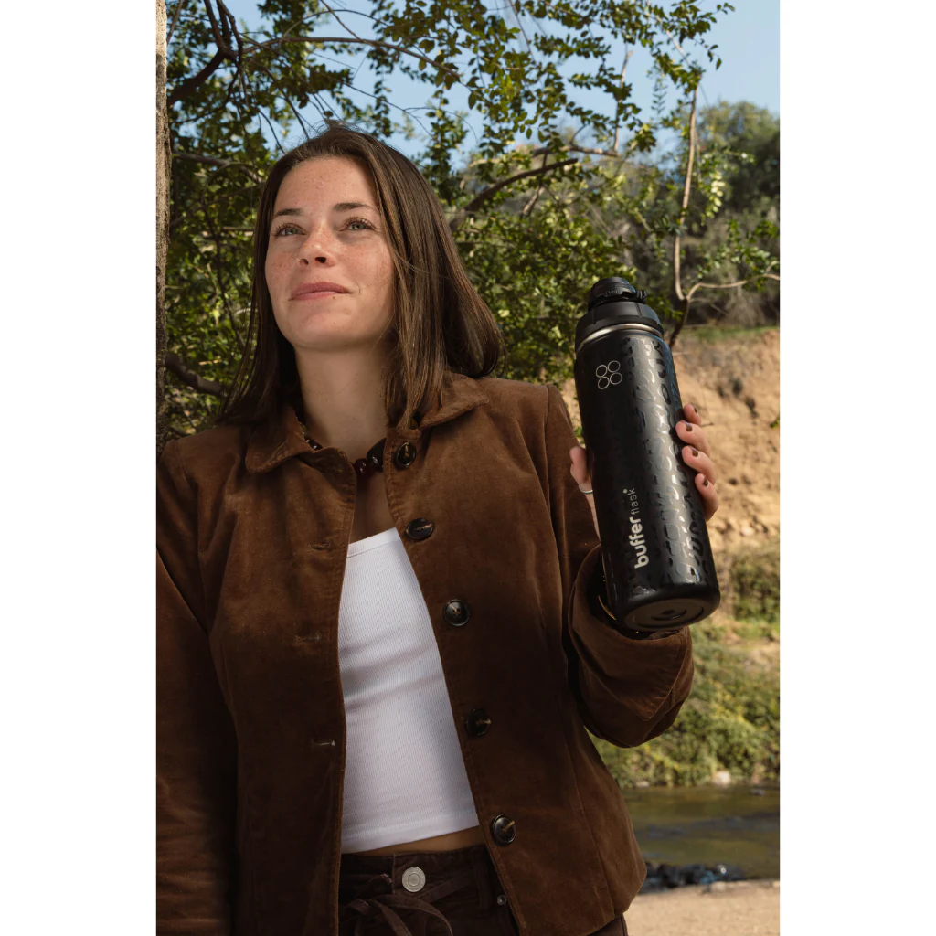 Combo Mochila Saxoline Collins Negra 20 L + Botella de Agua Térmica Buffer 700ml con 4 Tapas - Image 10
