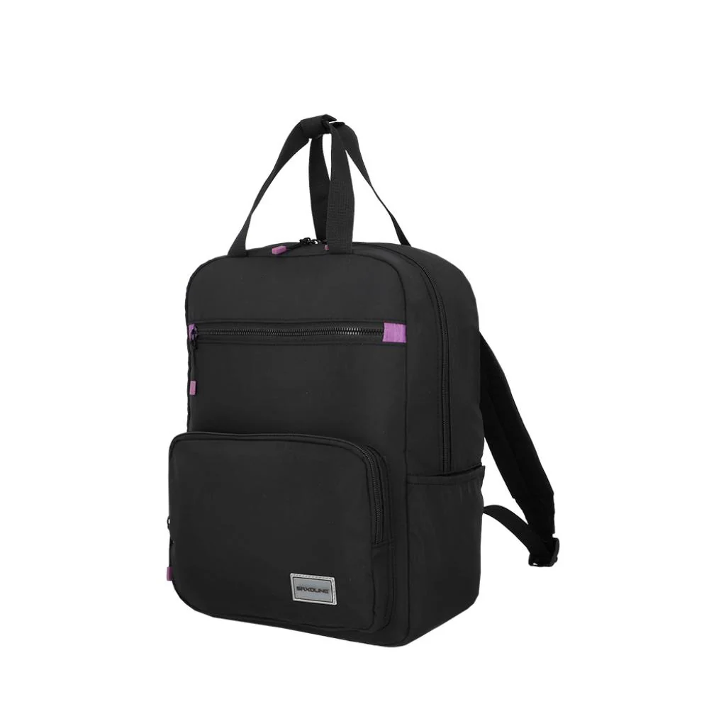 Combo Mochila Saxoline Collins Negra 20 L + Botella de Agua Térmica Buffer 700ml con 4 Tapas - Image 2