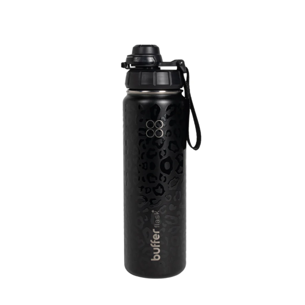 Combo Mochila Saxoline Collins Negra 20 L + Botella de Agua Térmica Buffer 700ml con 4 Tapas - Image 9
