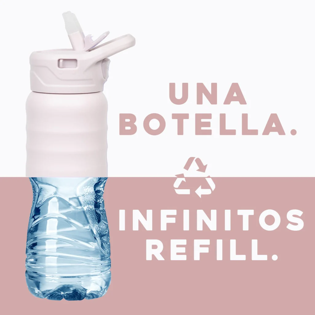 Combo Mochila Saxoline Collins Rosada 20 L + Botella Yosemite1 Buffer 700ml  Pinky - Image 10
