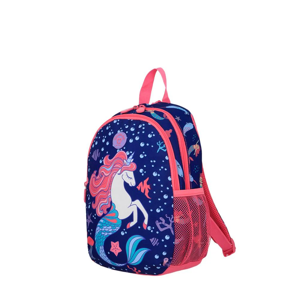 Combo Mochila Saxoline Homeschool 13Lt Sirena Azul y Vaso Yogurt Zootopia - Image 4