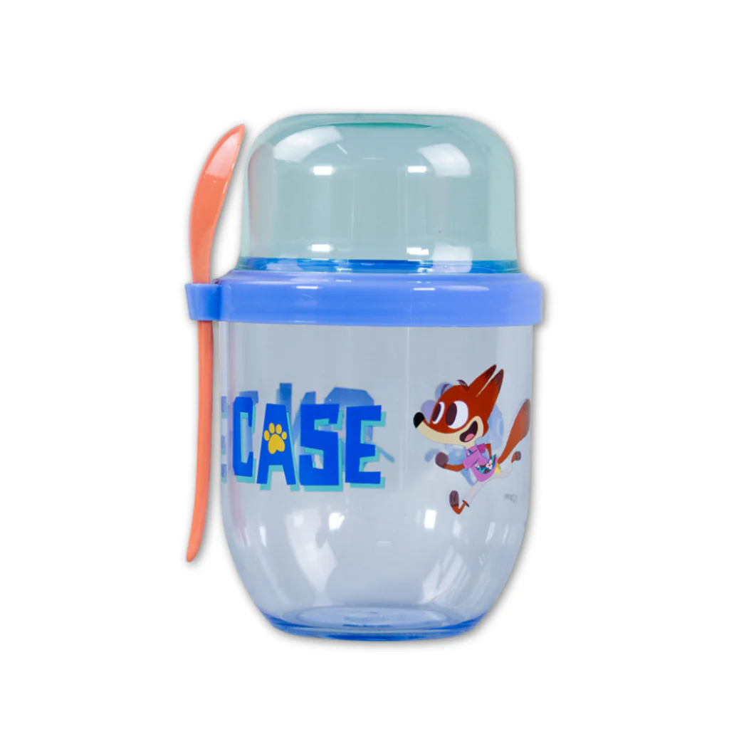 Combo Mochila Saxoline Homeschool 13Lt Sirena Azul y Vaso Yogurt Zootopia - Image 6