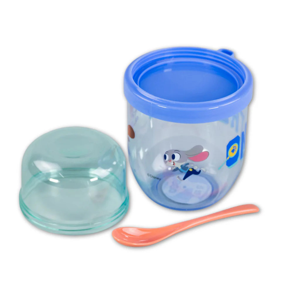Combo Mochila Saxoline Homeschool 13Lt Sirena Azul y Vaso Yogurt Zootopia - Image 7
