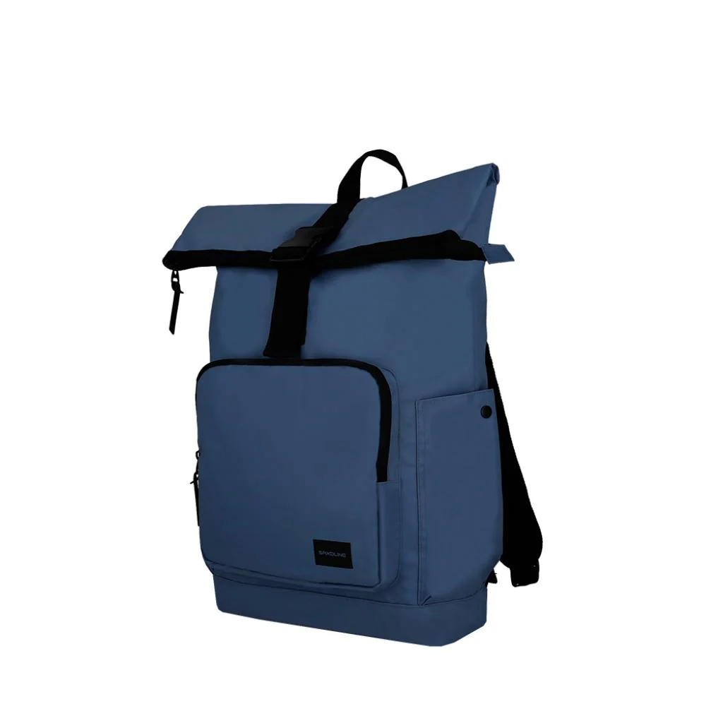 Combo Mochila Saxoline Preston Blue + Audífonos Bluetooth - Image 12