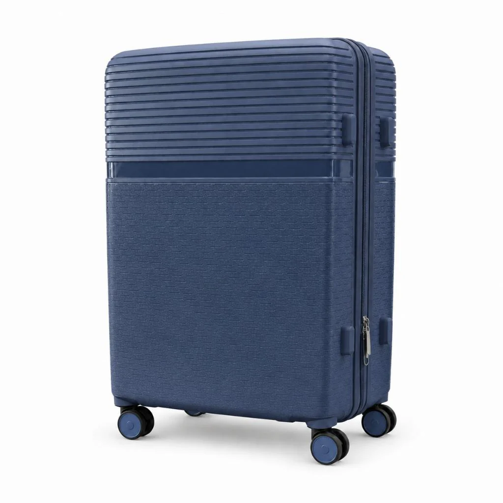 Combo Mochila Travel 40L Negra Expandible + Maleta Mediana Marksman M 24" Azul Royal - Image 21