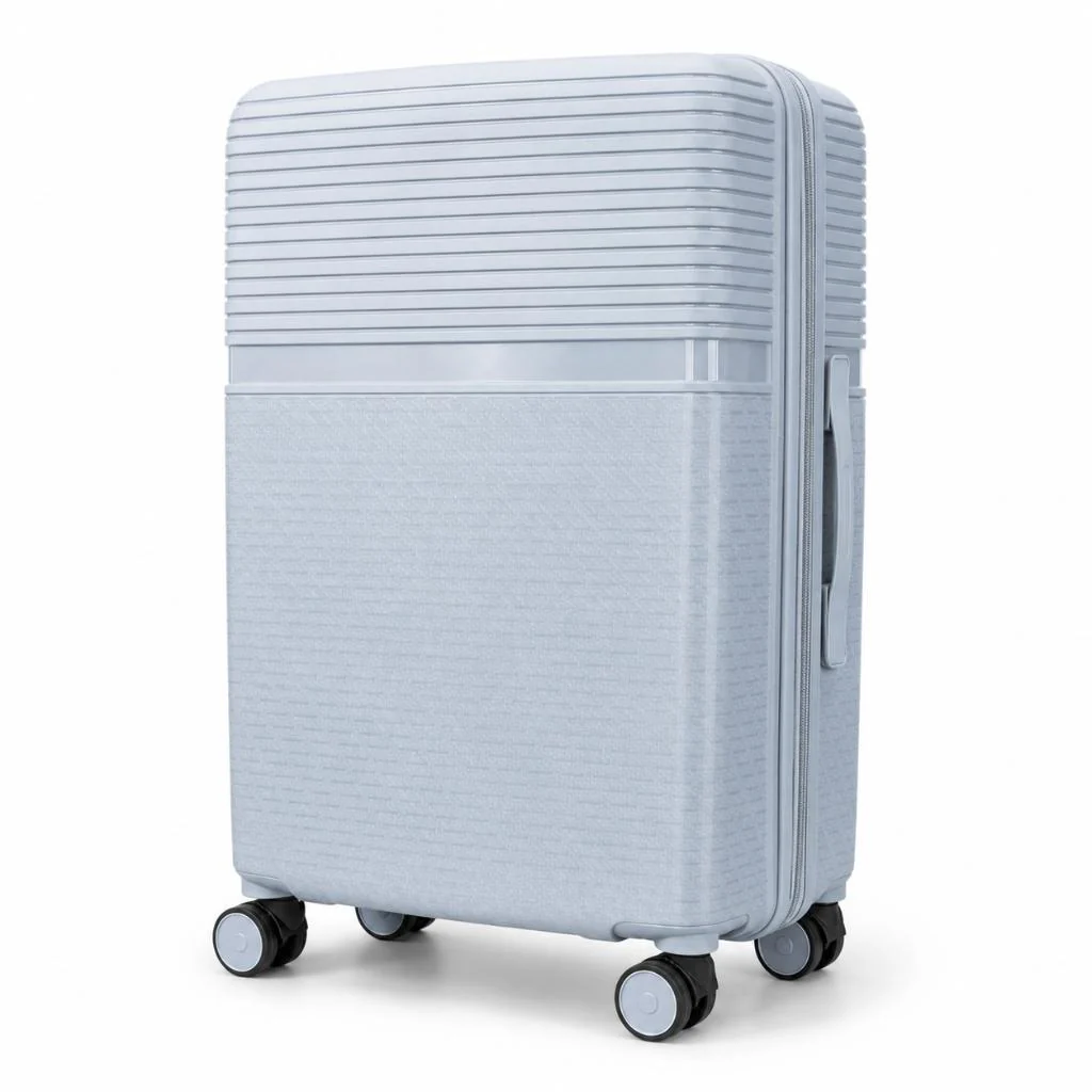 Combo Mochila Travel Navigator 36L Light Blue + Maleta Mediana Marksman M 24" Celeste - Image 11