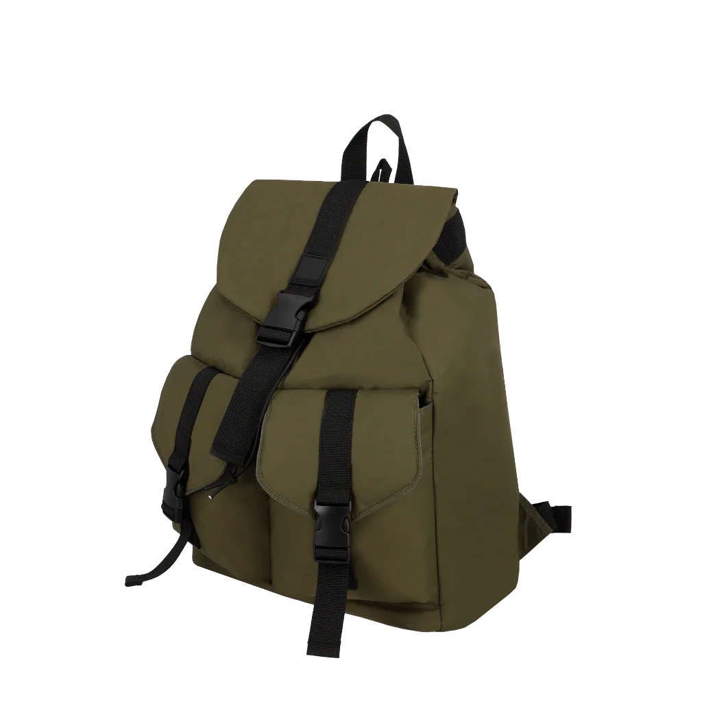 Combo Mochila Venice Oliva 22 Lts + Mochila Cairo 30 Lts Beige Saxoline - Image 10