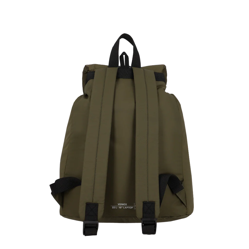Combo Mochila Venice Oliva 22 Lts + Mochila Cairo 30 Lts Beige Saxoline - Image 12