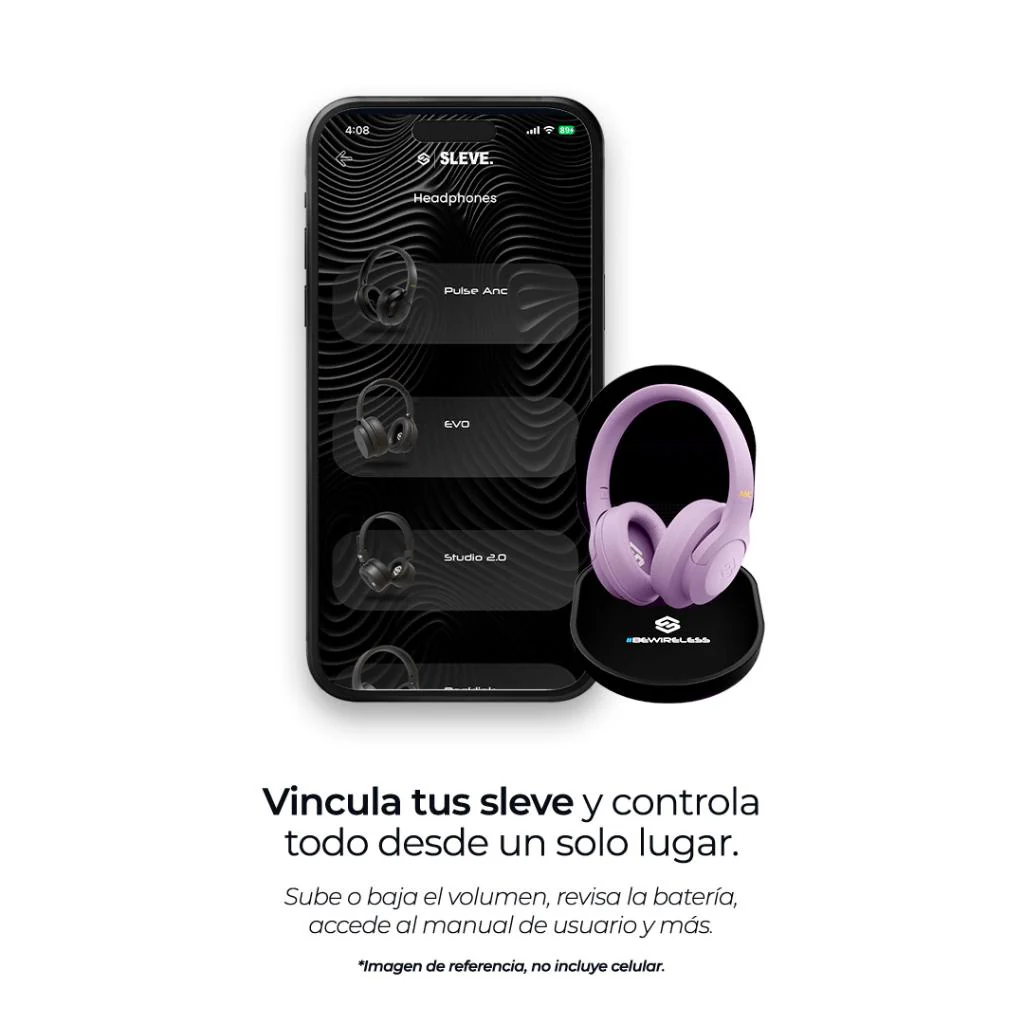 Combo Mochila Viaje Cabina 30L Sleve + Audífonos Pulse ANC Violet - Image 6