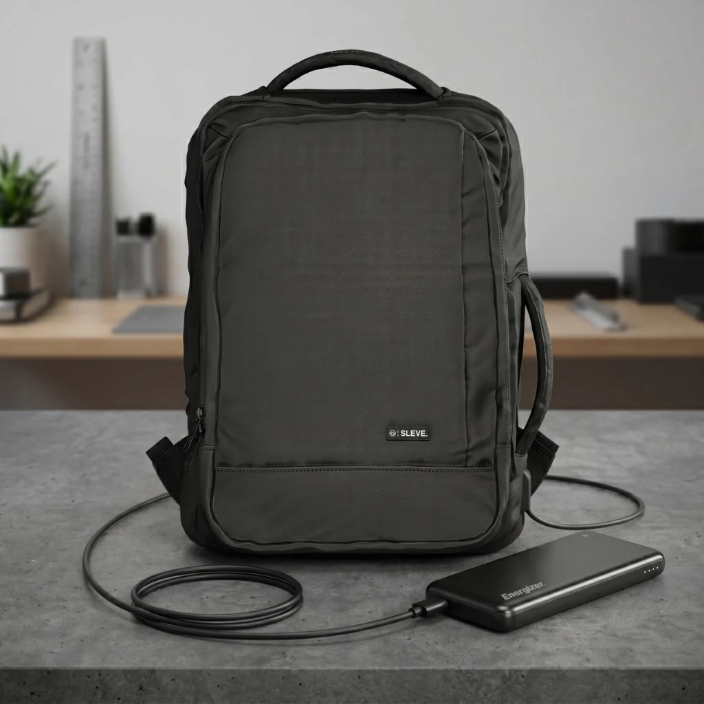 Combo Mochila Viaje Cabina 30L Sleve + Powerbank Energizer 5.000 mAh