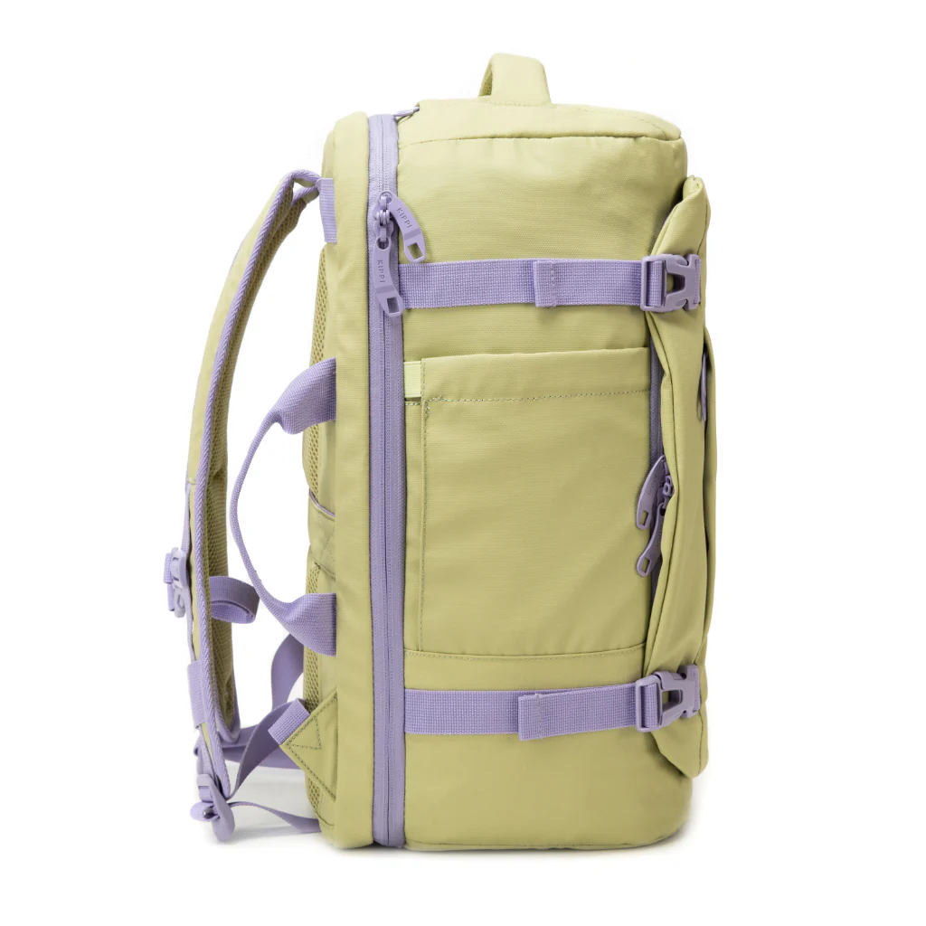 Combo 2 Mochila Viaje (Cabina Avión): 1 Mochila 40L Black + Mochila de Viaje Viral Cabina 45 L. Resistente al Agua. Kippi Pistacho - Image 4