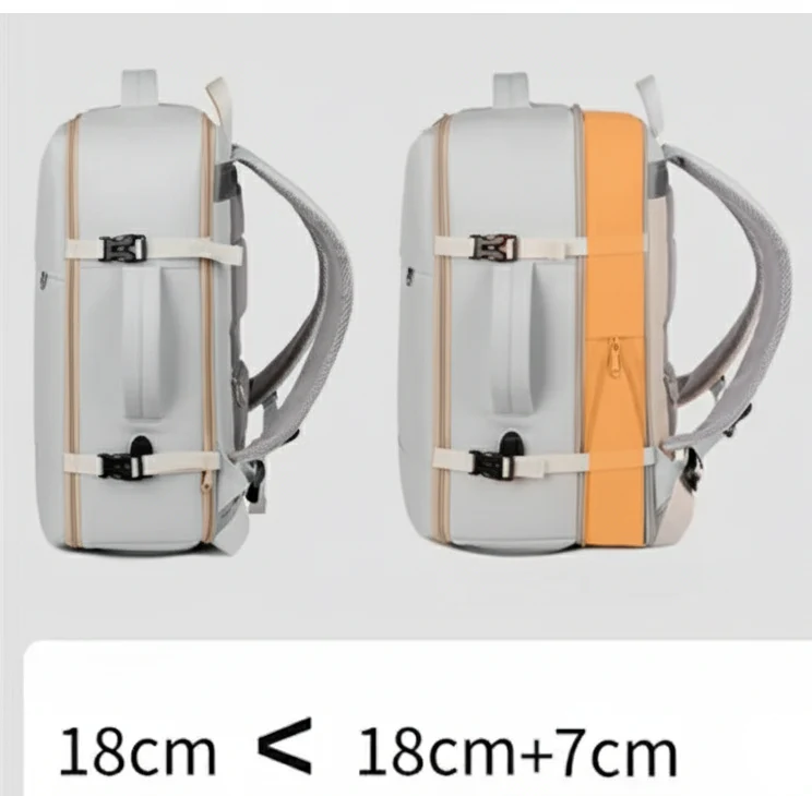 Combo 2 Mochilas de Viaje Viral XL (1 Pink & 1 Grey).(Cabina Avión) 40L. Pack Travel - Image 15