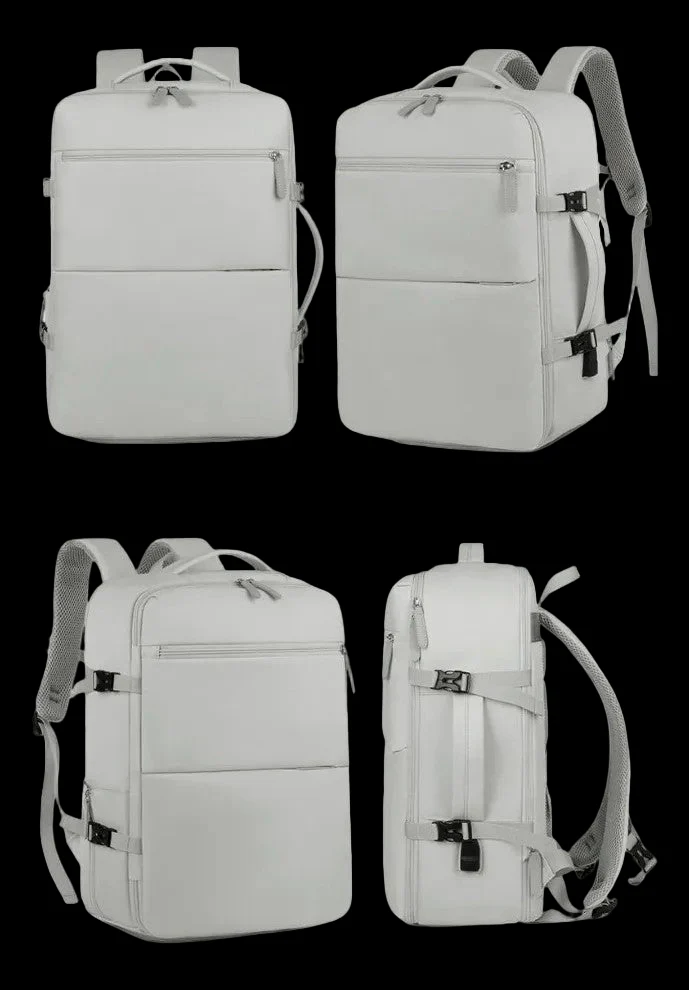 2 Mochilas de Viaje Viral XL (1 Beige & 1 Grey 40L ).(Cabina Avión). Pack Travel - Image 18