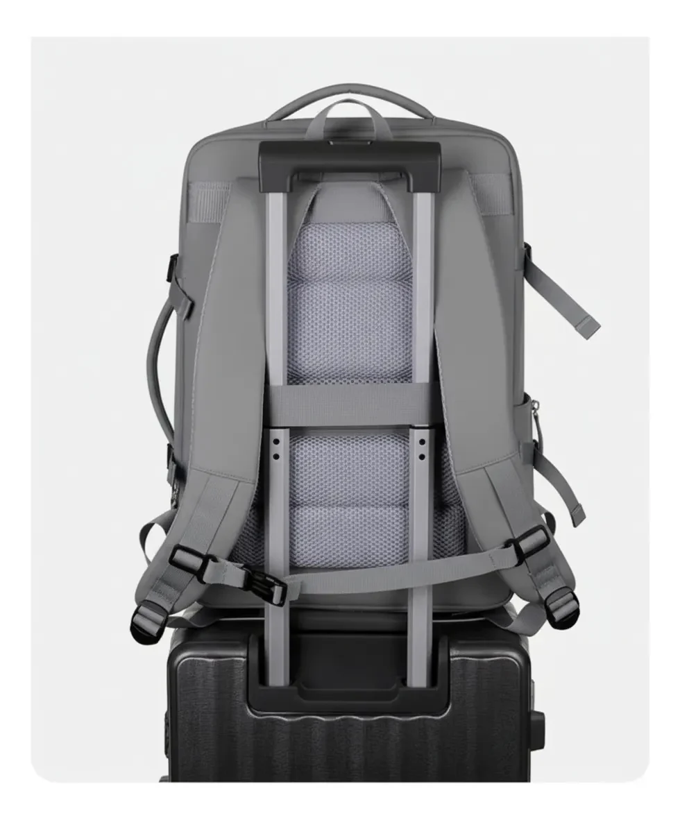 2 Mochilas de Viaje Viral Grey.(Cabina Avión) XL 40L. Pack Travel - Image 6
