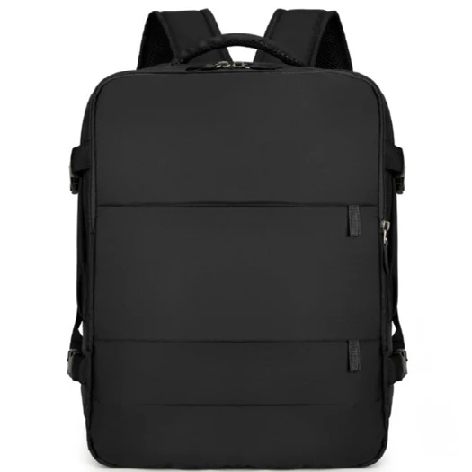 Combo Mochila Viaje Viral Cabina Avión 40L Black y Estuche Organizador. Neceser Broches 27cm x 13cm. Gout Coral - Image 2