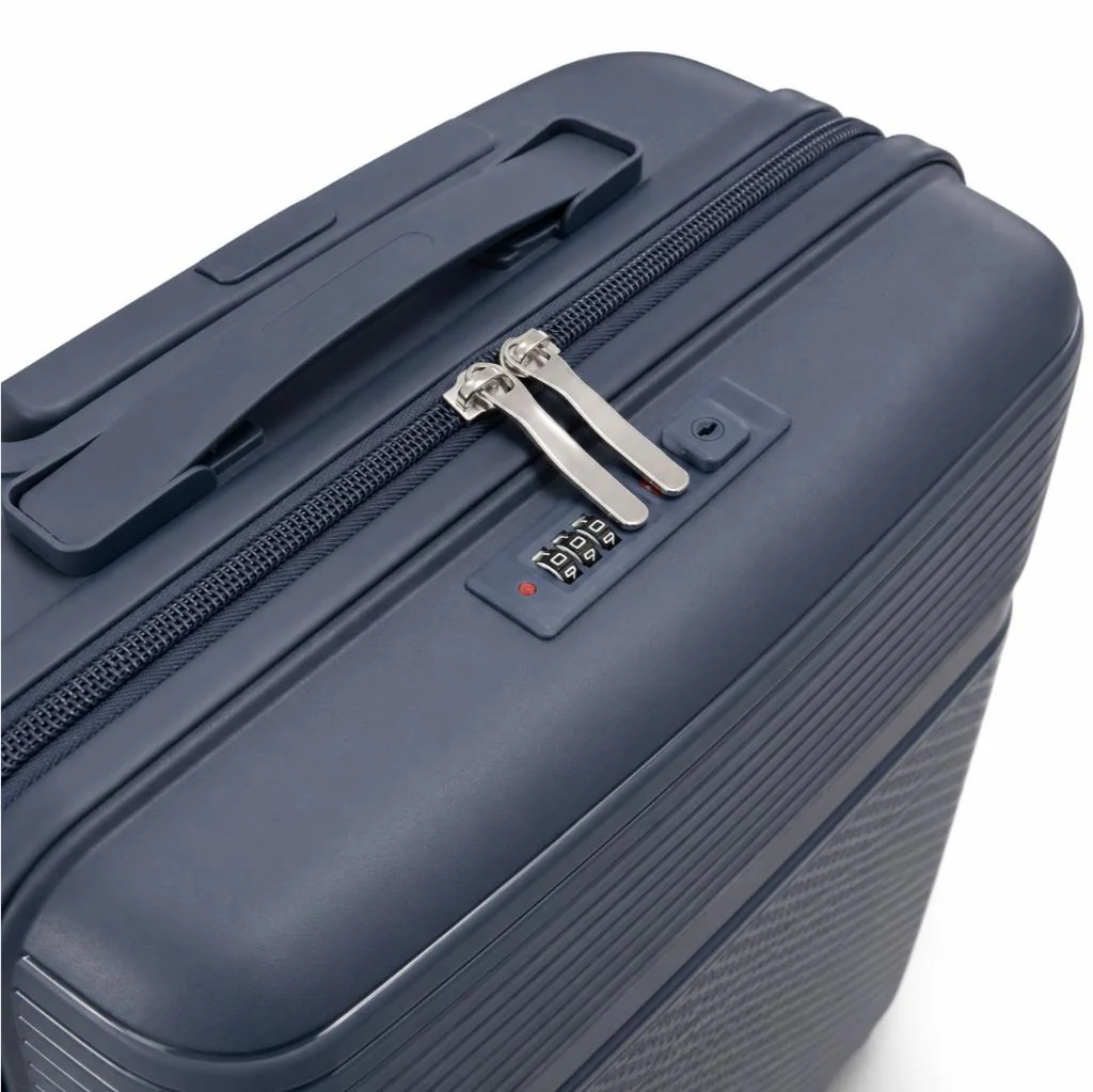 Combo Maleta de Cabina Premium Blue y Mochila Viaje Viral Impermeable 36L Black. Pack Travel - Image 3
