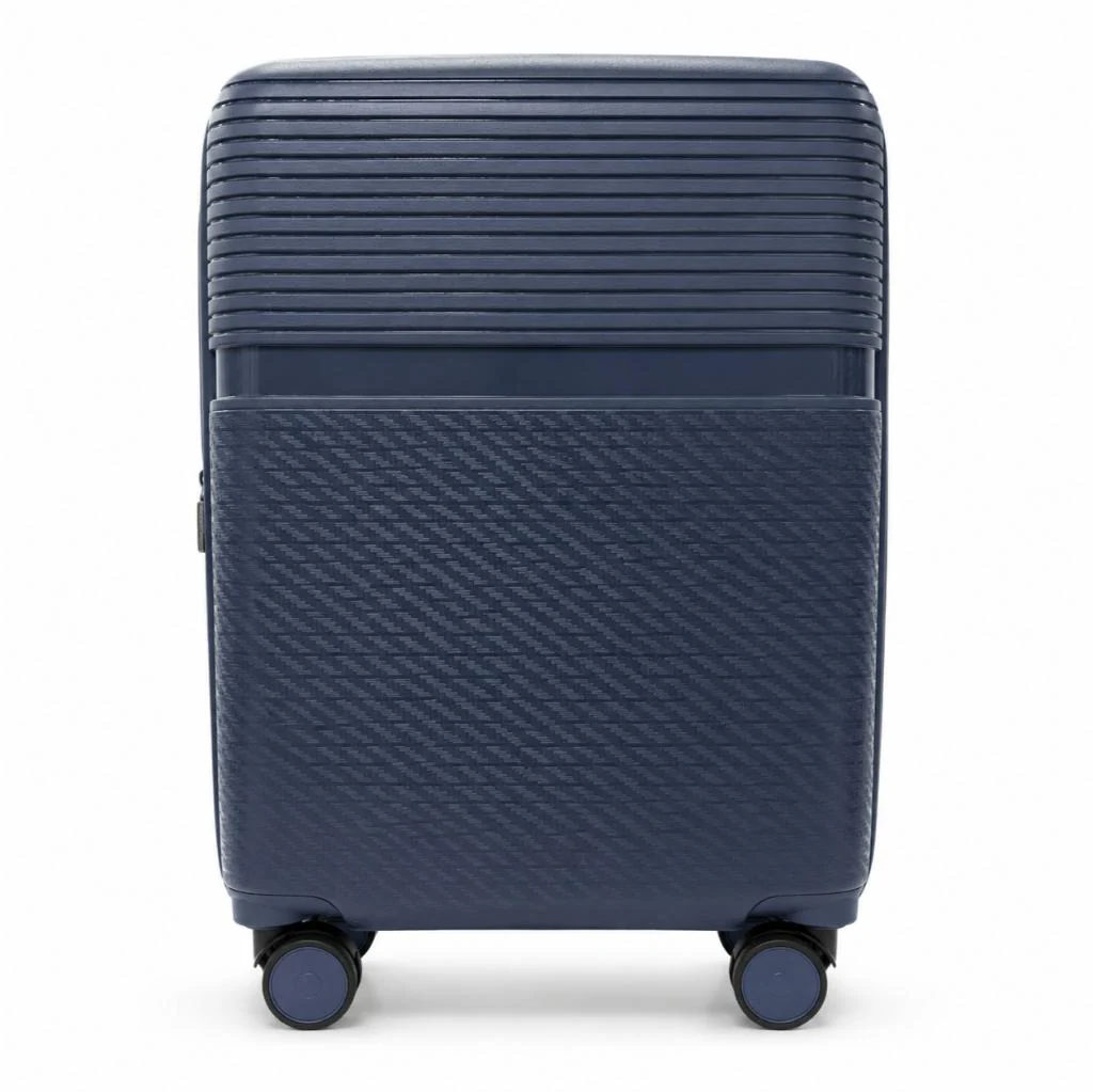 Combo Maleta de Cabina Premium Blue y Mochila Viaje Viral Impermeable 36L Black. Pack Travel - Image 9