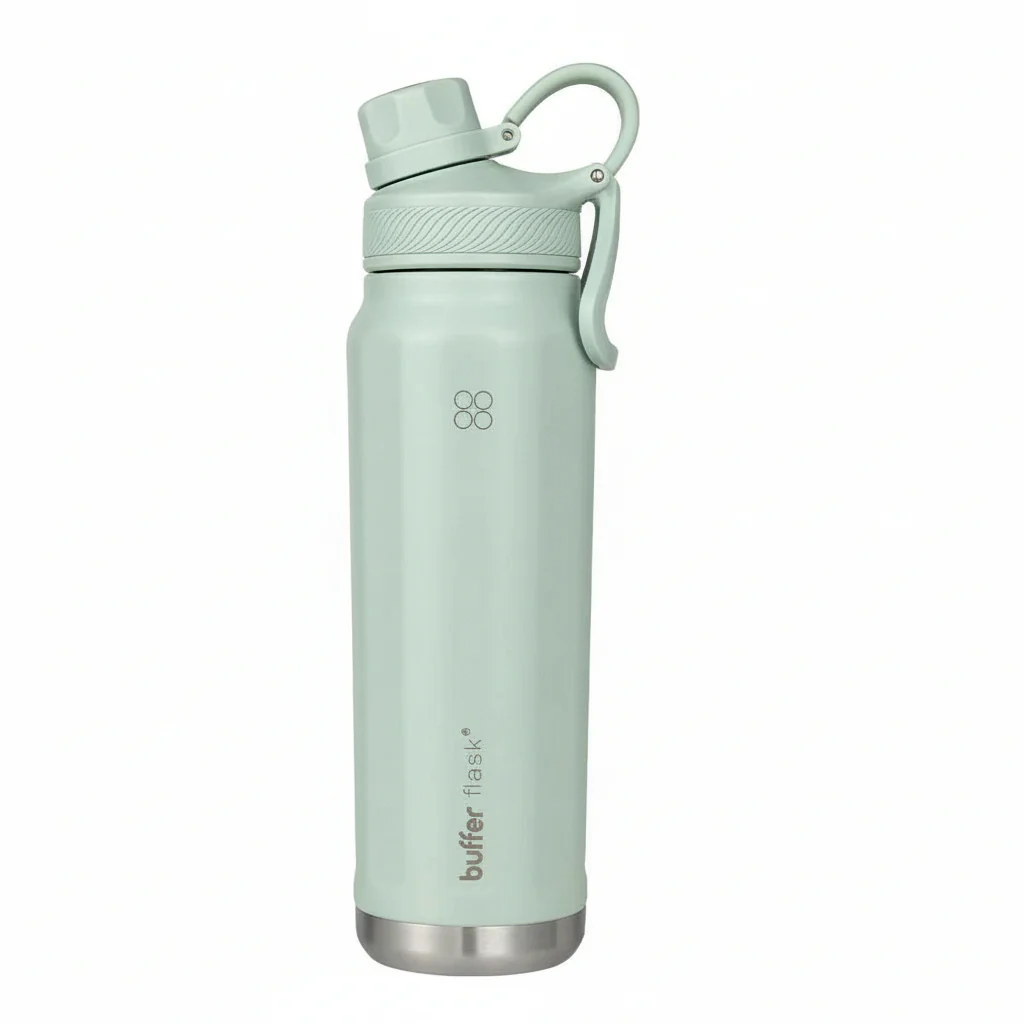 Combo Travel GREEN: Mochila Viaje XL+ Botella 700ml  BUFFER - Image 12