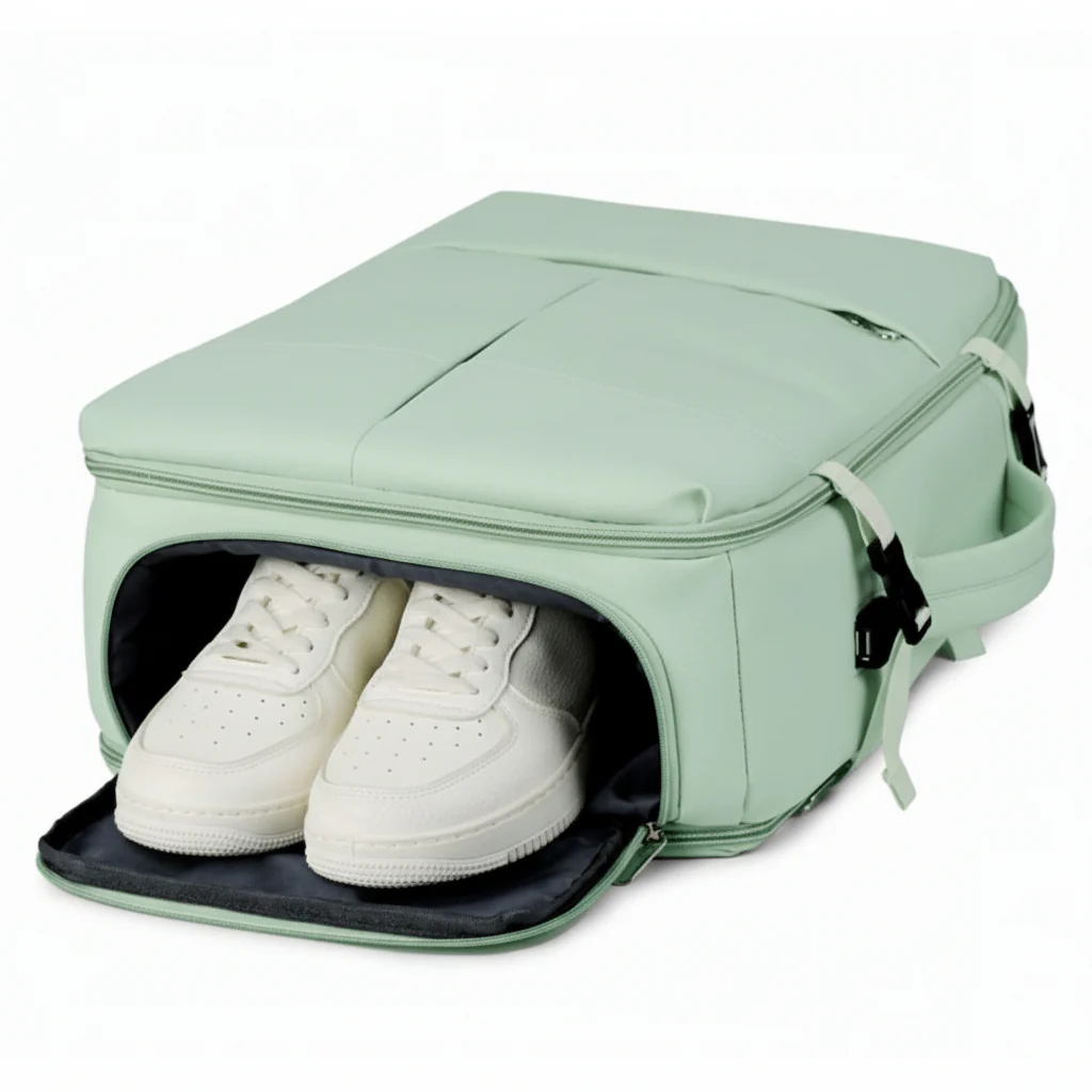 Combo Travel GREEN: Mochila Viaje XL+ Botella 700ml  BUFFER - Image 4