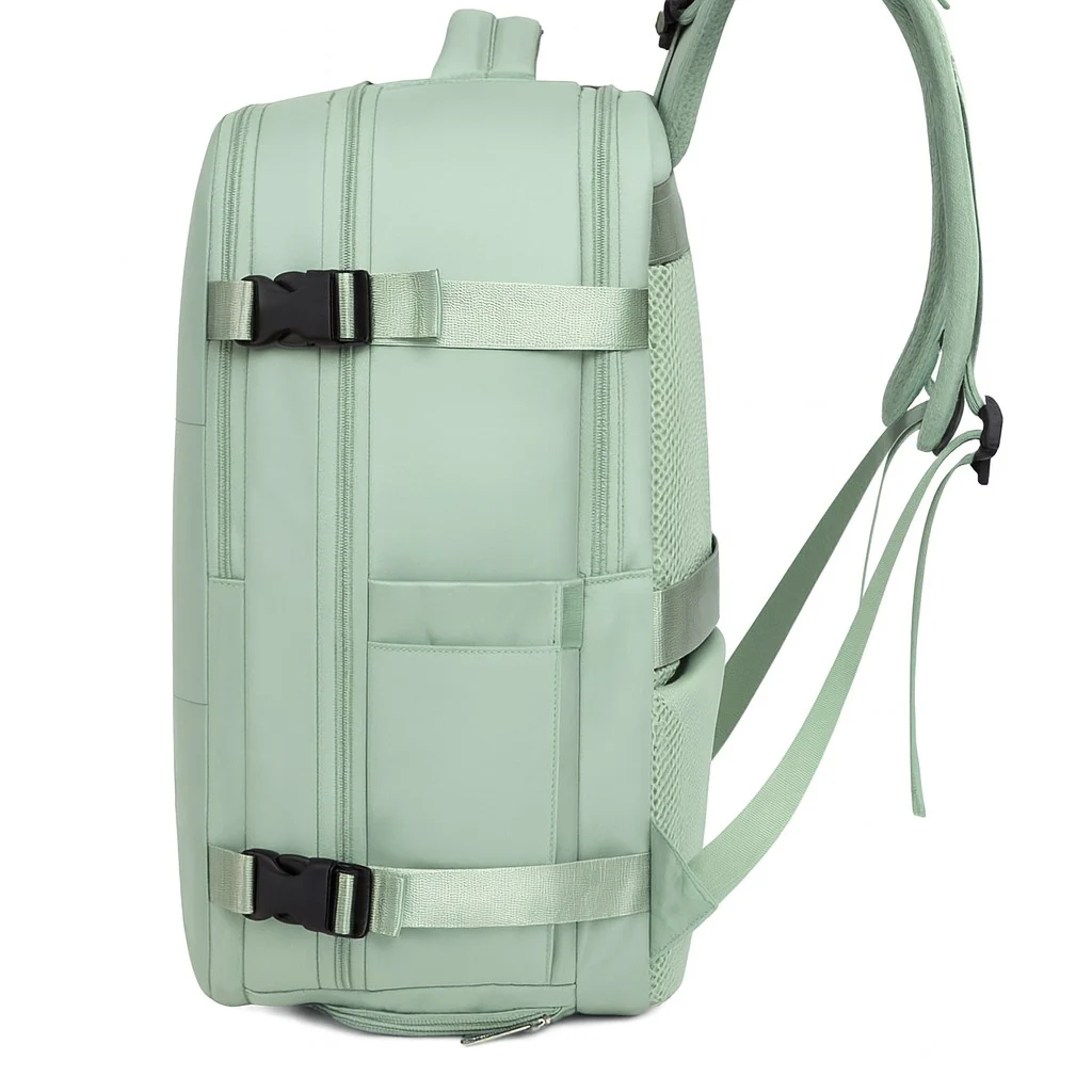 Combo Travel GREEN: Mochila Viaje XL+ Botella 700ml  BUFFER - Image 8