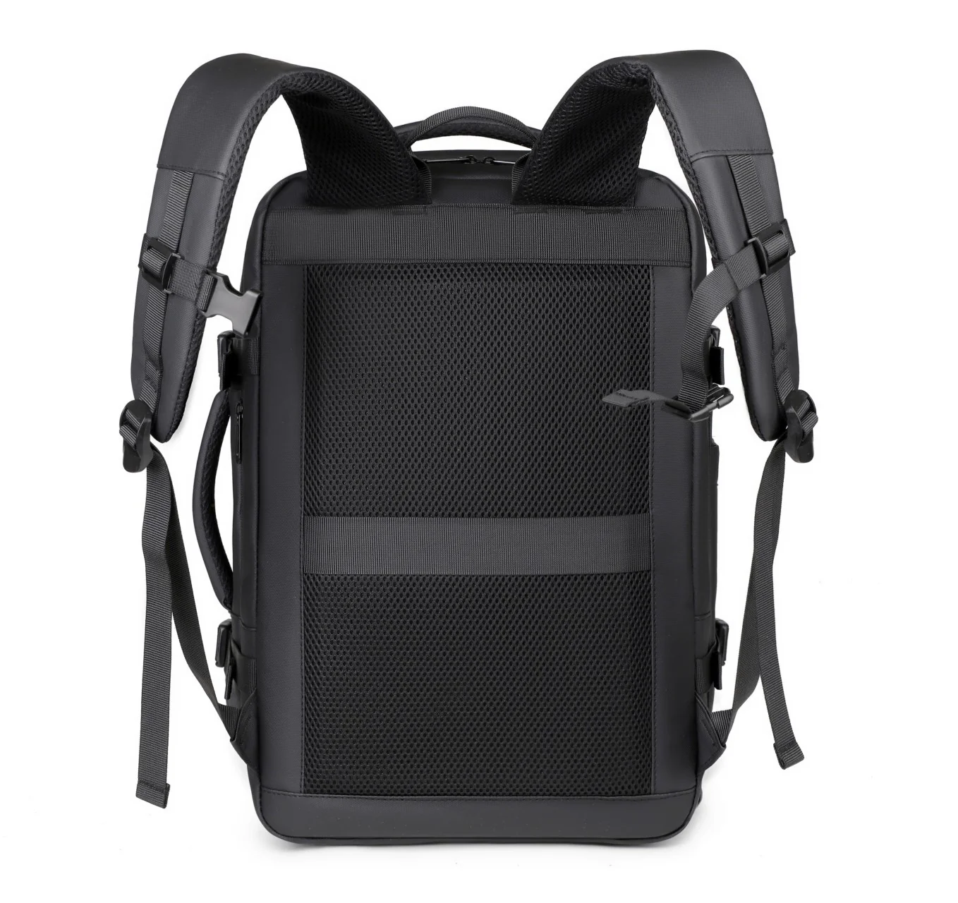 Combo Mochila de Viaje 38L Resistente al Agua + Mochila 26L Carbon Grey Stanford Saxoline - Image 14
