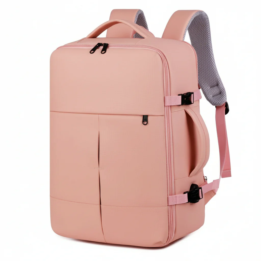 ✈️PACK EXCLUSIVO 2 Mochilas de Viaje Viral XL Ripstop. 1 Mochila Pink 🎒 + 1 Black Navigator. Pack Travel. - Image 15
