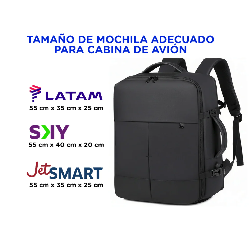✈️PACK EXCLUSIVO 2 Mochilas de Viaje Viral XL Ripstop. 1 Mochila Pink 🎒 + 1 Black Navigator. Pack Travel. - Image 2
