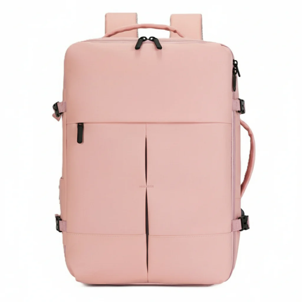 ✈️Combo Mochilas de Viaje Viral XL Ripstop: 1 🎒Powder Lila + 1 Misty-Pink Navigator - Image 7