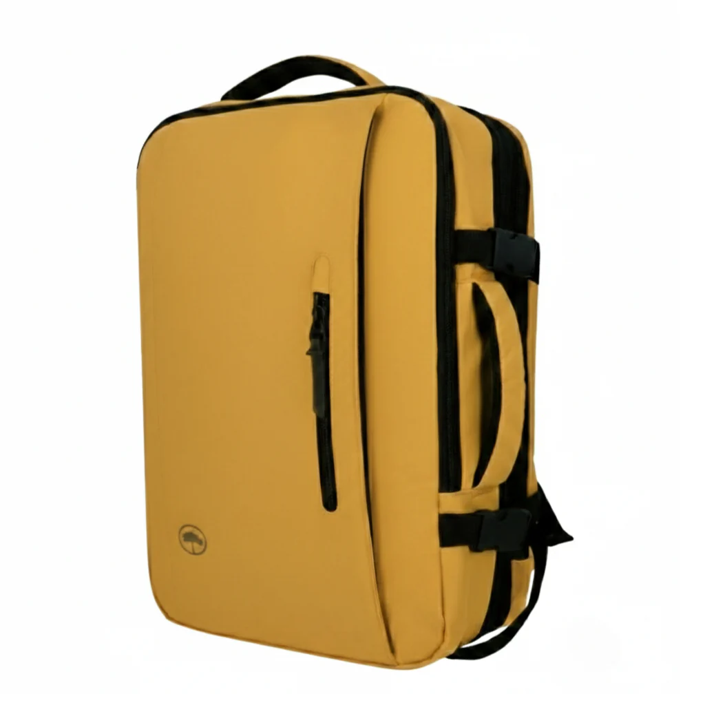 Combo Mochilas de Viaje Viral XL 40L Llaima Color Negro y Mostaza - Image 18