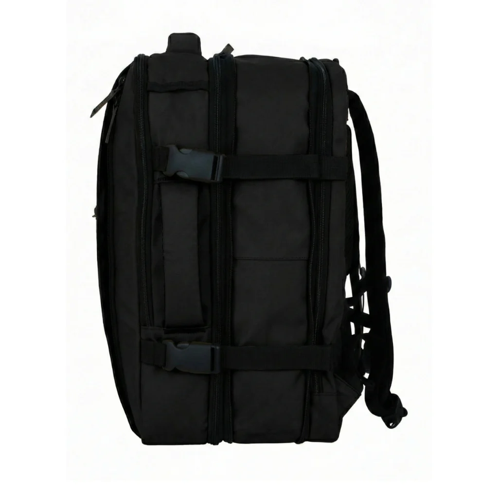 Combo Mochilas de Viaje Viral XL 40L Llaima Color Negro y Mostaza - Image 9