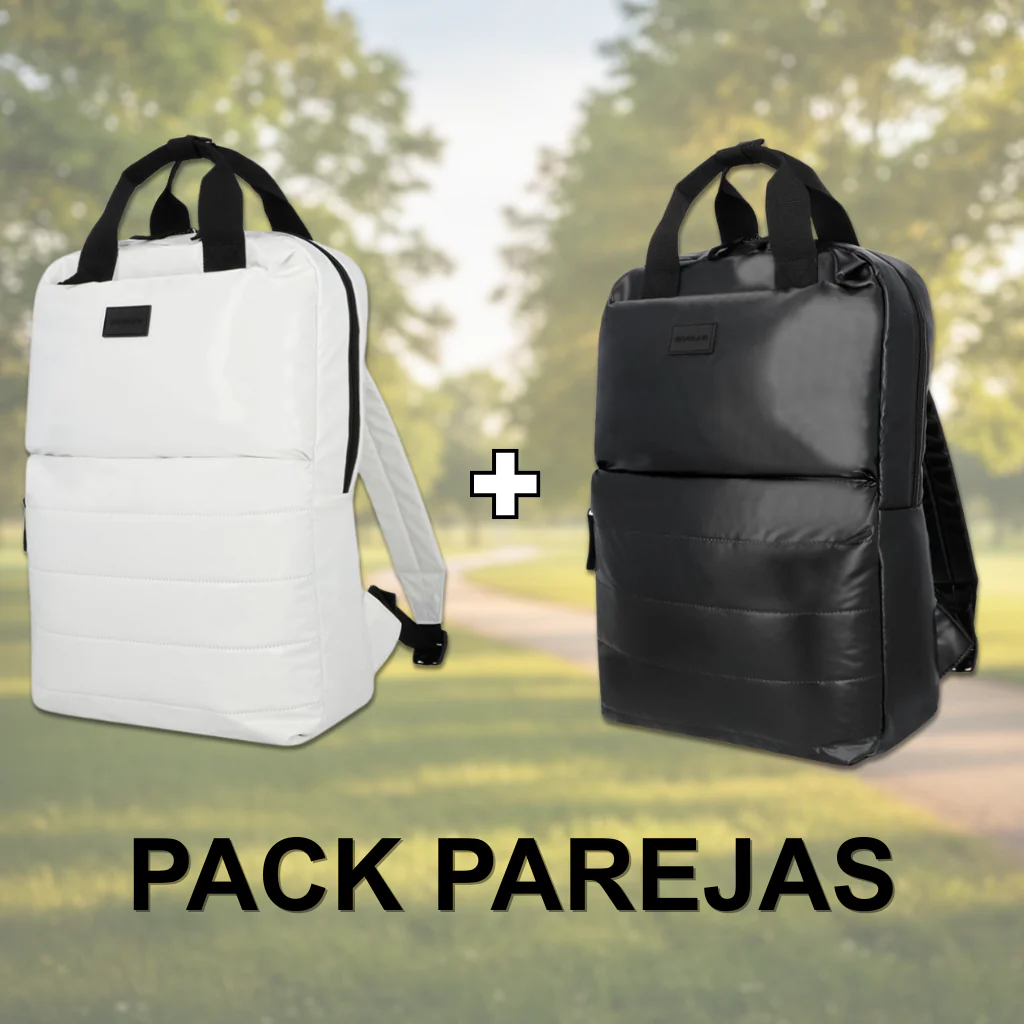 Combo 2 Mochilas Puffer Saxoline Camber 18 L Color Blanca y Negra - Image 15