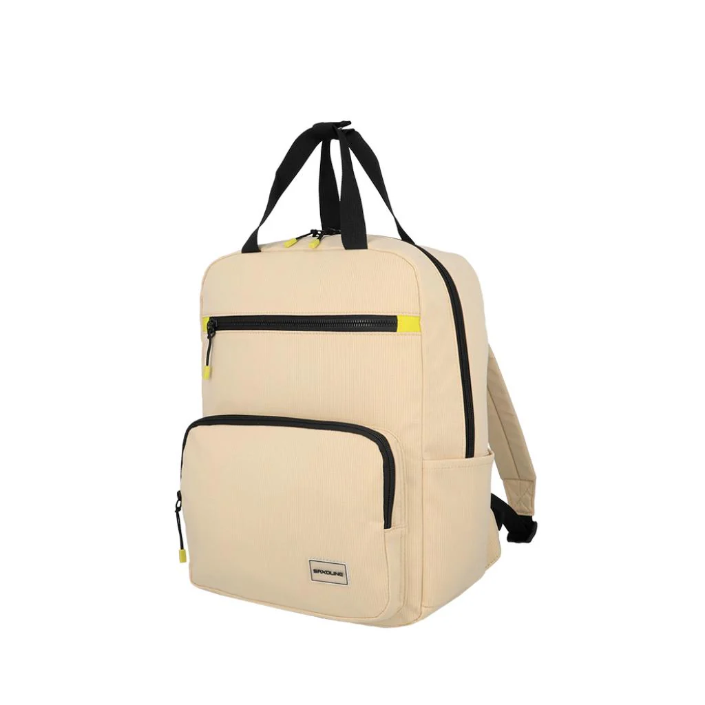 Combo 2 Mochilas Saxoline Collins 20 L Color Negra y Beige - Image 4