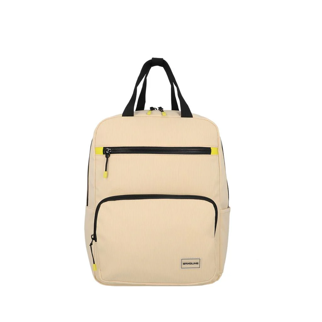 Combo 2 Mochilas Saxoline Collins 20 L Color Negra y Beige - Image 9