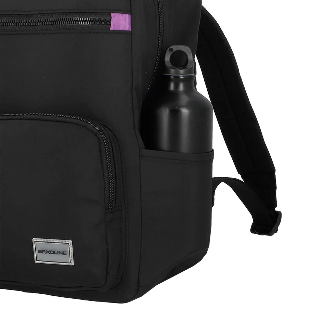 Combo 2 Mochilas Saxoline Collins 20 L Color Negra y Rosada - Image 11