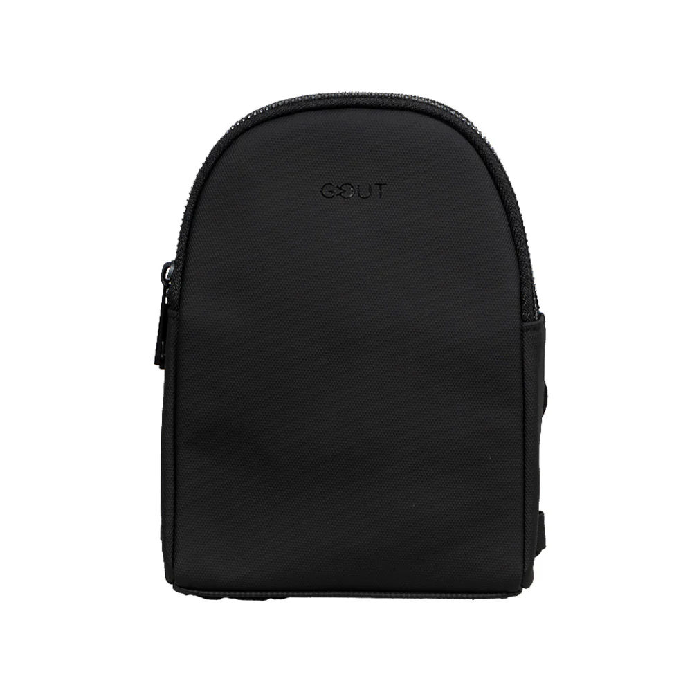Combo Paraguas Retráctil Azul + Manta Sherpa Gris Jaspeado + Bandolera Crossbag Negra - Image 7