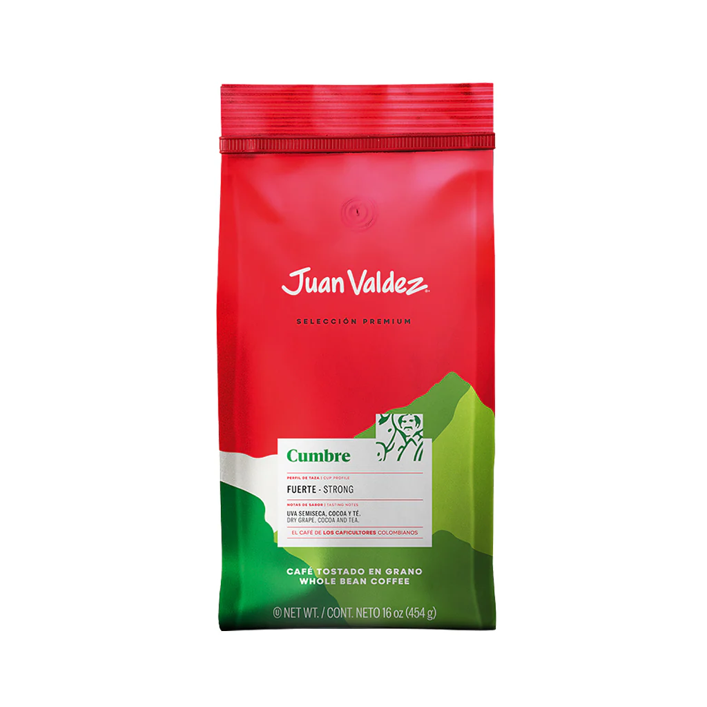 Combo Juan Valdez Café en grano Cumbre 454 g + 2 Tazas 400 ml + Prensa Francesa Day 1 L - Image 2