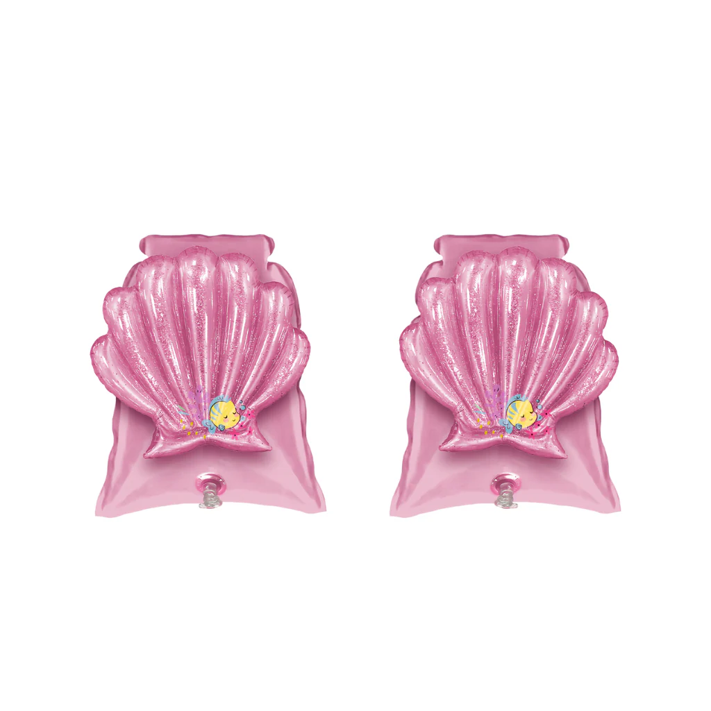 Combo Sandalia Zueco Niña Minnie Rojo y Alitas Flotadoras Niños 3D Ariel - Image 7