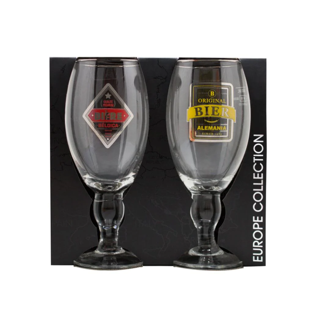 Combo Set 2 Copones Cerveceros Glasso 500 ml + Tabla de Madera Acacia 45cm x 30cm. - Image 3