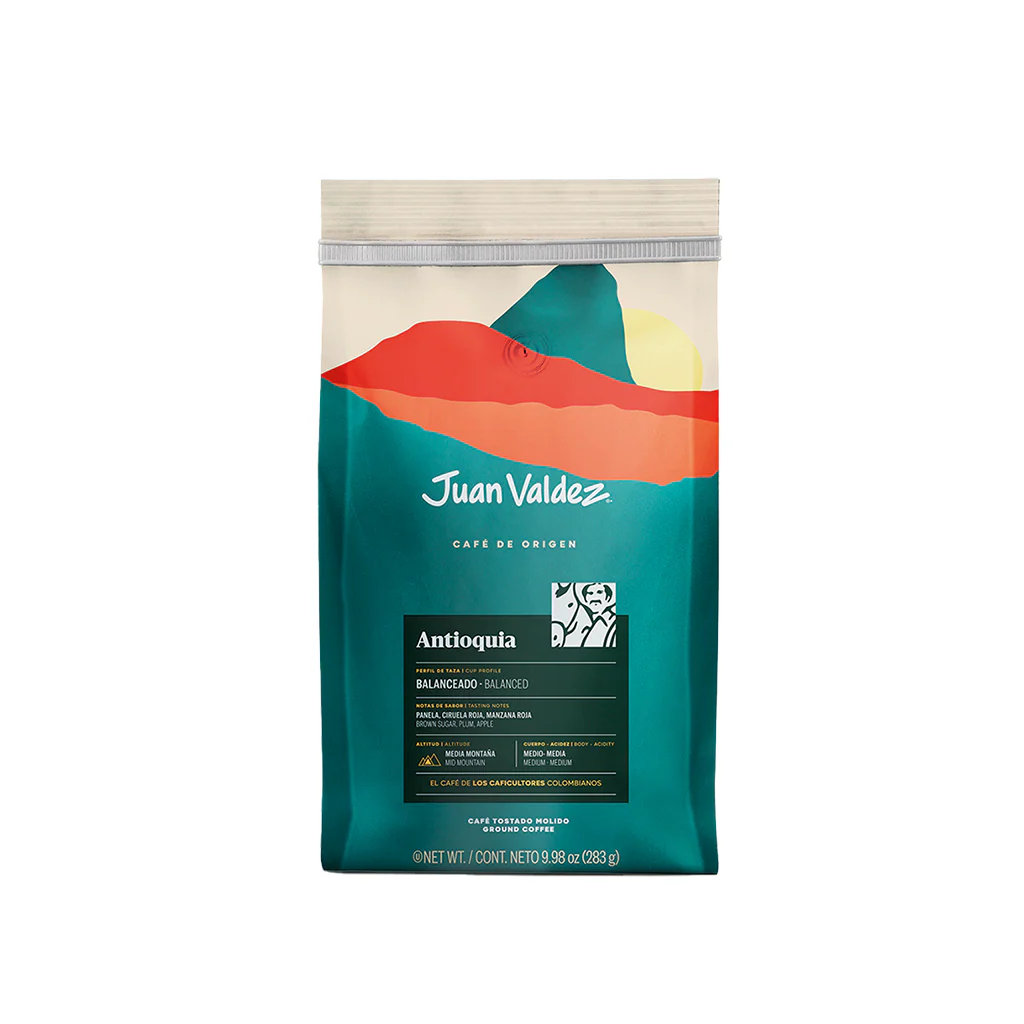 Combo Set 4 Tazas Cappuccino Allegra 200 ml + Café molido Juan Valdez Antioquia 283 g - Image 2