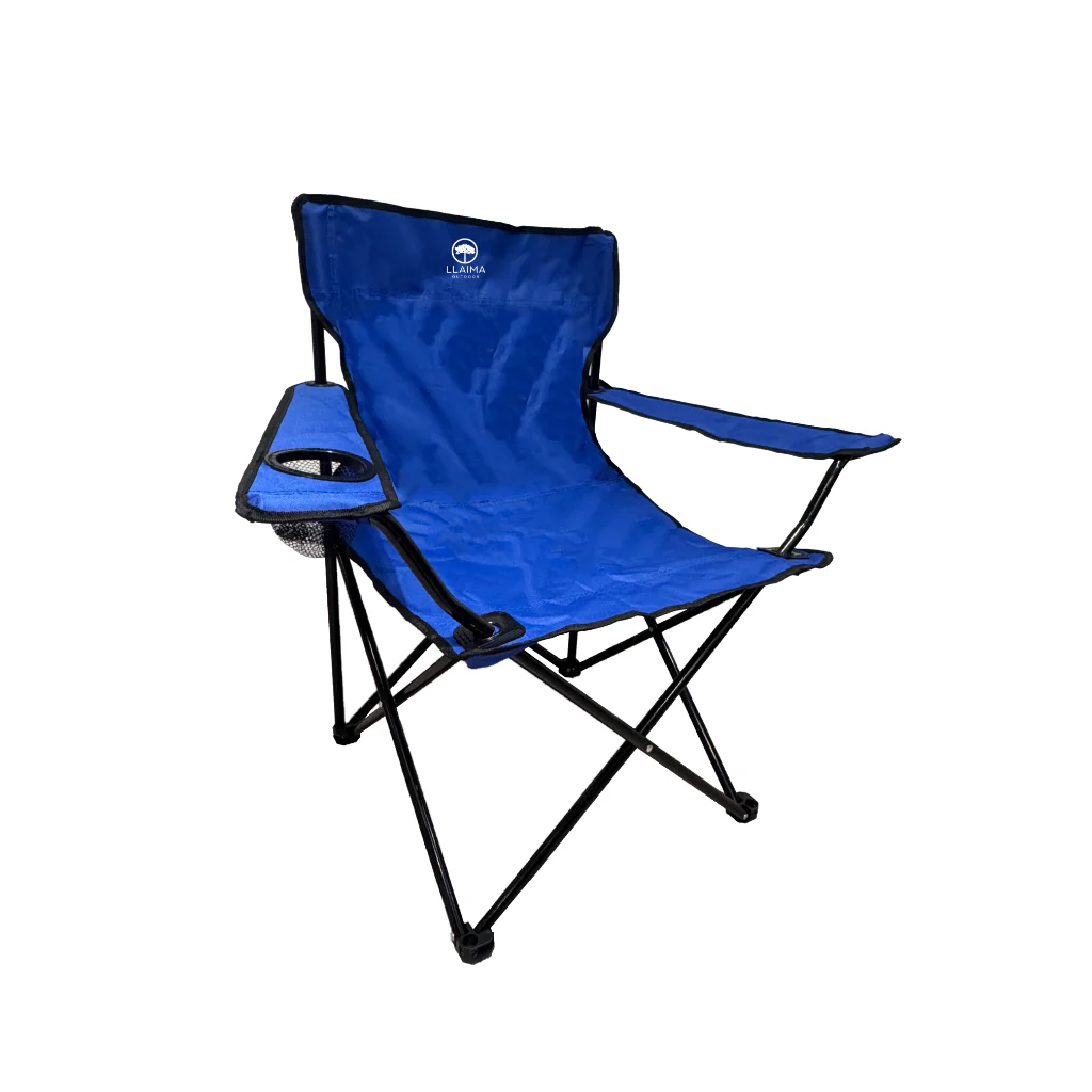 Combo 2 Sillas Camping Outdoor Plegables Llaima Azul y Negro - Image 9