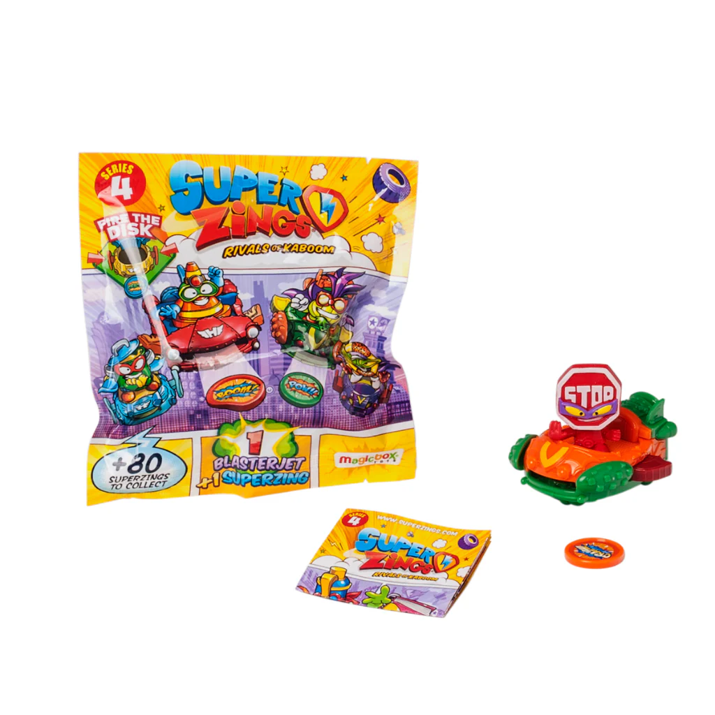 Combo Superzings Serie 4 Started Pack + Blaster Jet + One Pack - Image 3