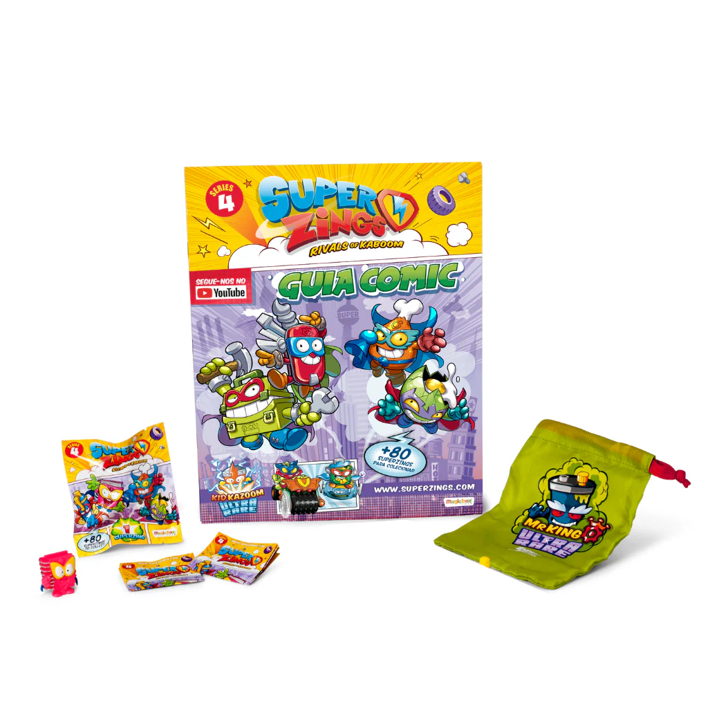 Combo Superzings Serie 4 Started Pack + Blaster Jet + One Pack - Image 4