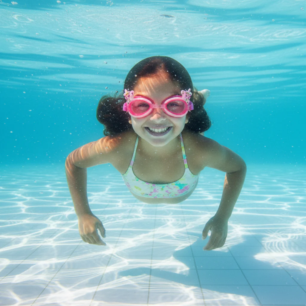 Combo Toalla de Playa Poncho + Anteojos de Agua Unicornio - Image 2
