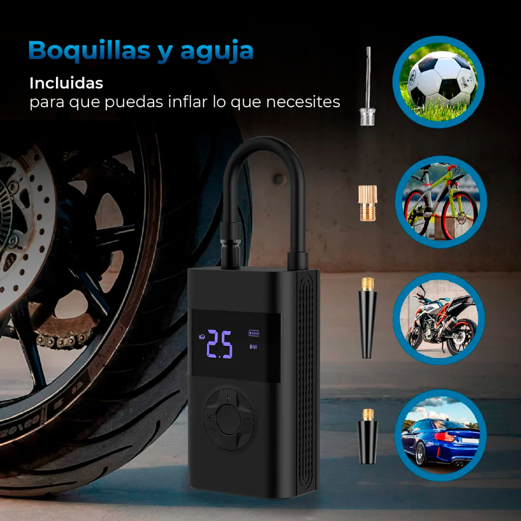 Compresor de aire y Power Bank AAC-101 - Image 4